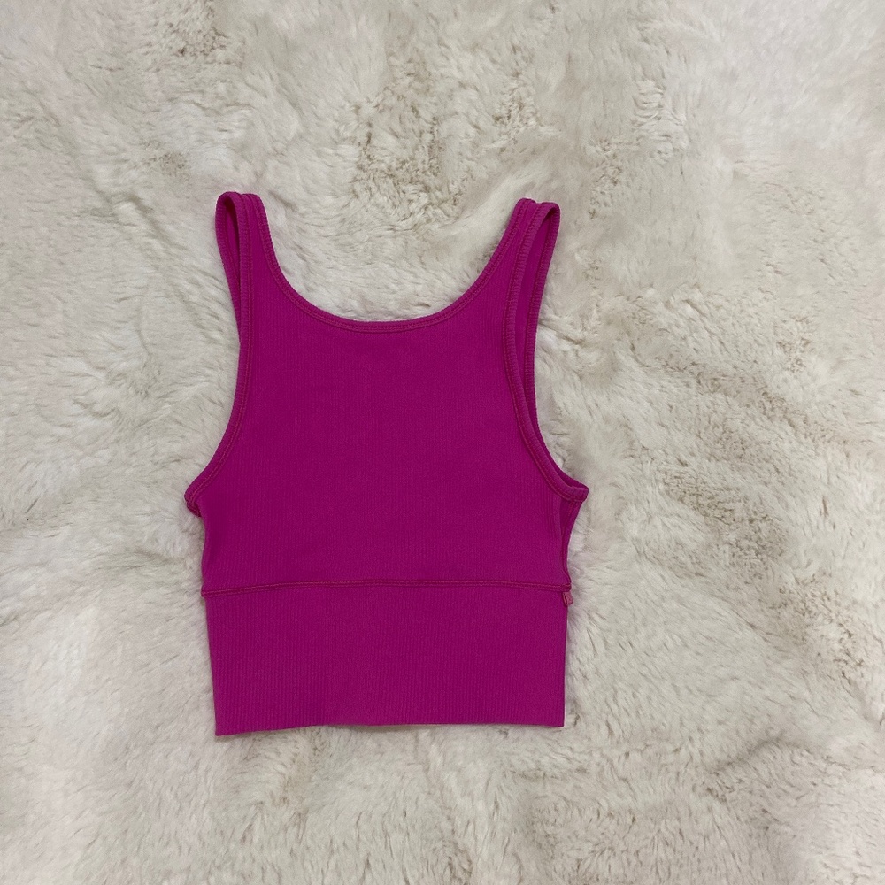 Lululemon Sonic Pink Power Pivot Tank
